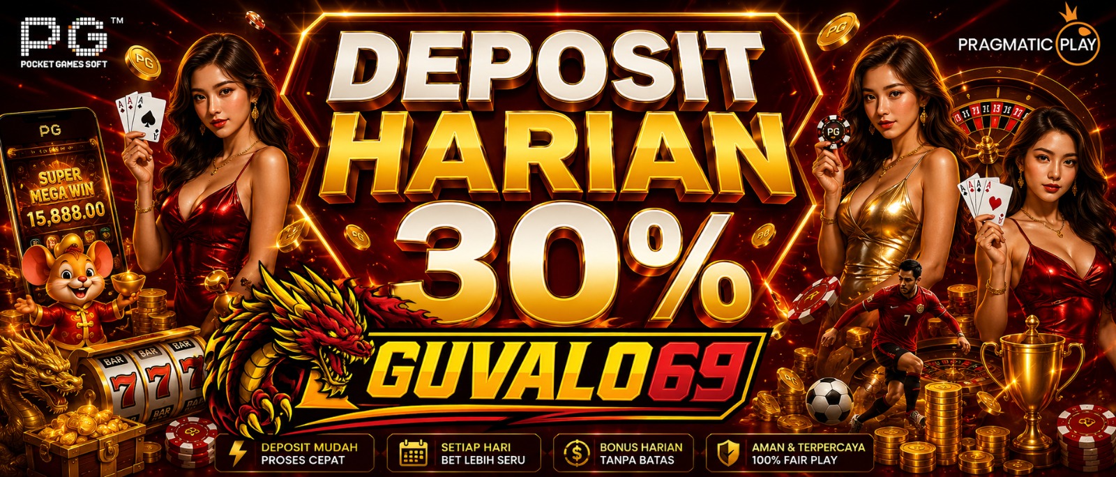BONUS HARIAN 30%