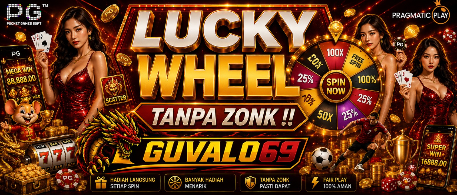 LUCKY WHEEL TANPA ZONK